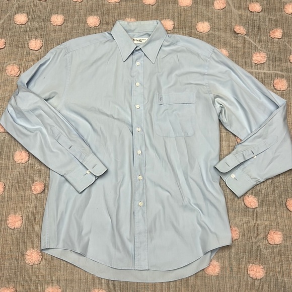 Yves Saint Laurent men’s button up formal shirt - Picture 1 of 9